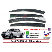 Great Wall Wingle 5 2011 AG Door Visor Air Press Wind Deflector (Big 12cm Width)